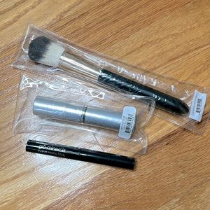 Glo minerals Suede Matte Stick pop retractable Ultra brush luxe powder brush